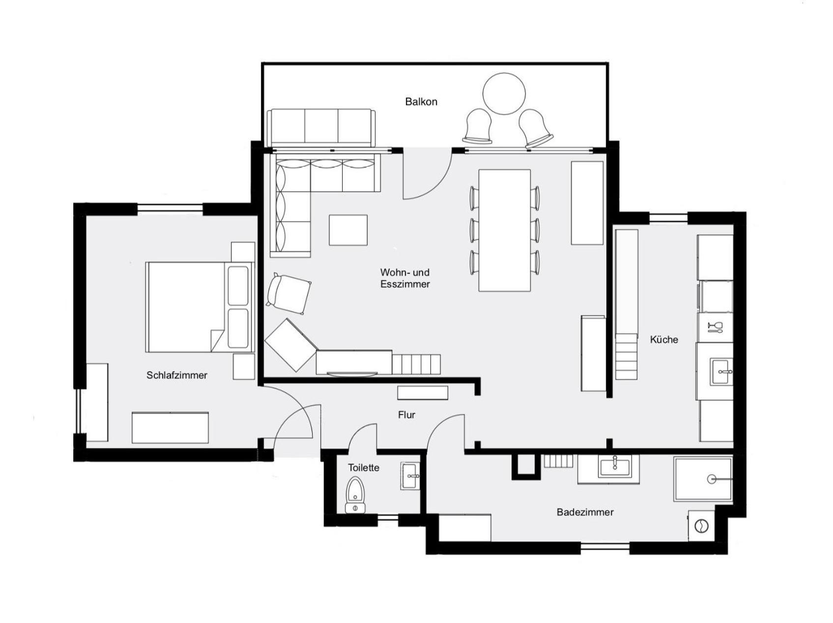 Gemuetliche Bei Mit Balkon Apartment Bad Waldsee